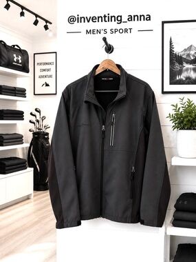Free Tech Men’s Black All Weather Utility Jacket Size M 38-40